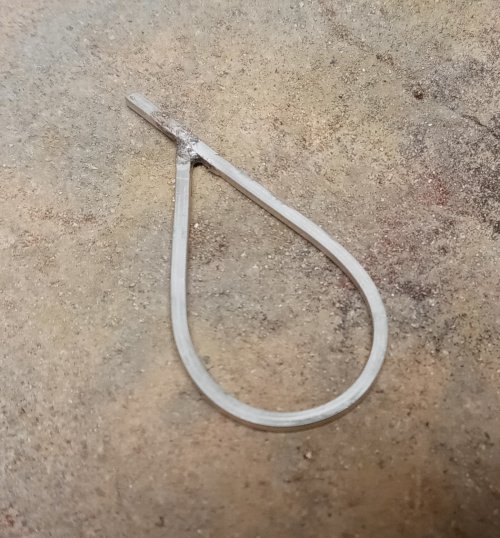Judy Larson's Disc Cutter Earrings Remodel - , Metalwork, Cutting, Cutting Tool, Cutters, Filing, Finishing, Butane Torch, Soldering, Solder, Place a small amount of medium paste solder under the seam
